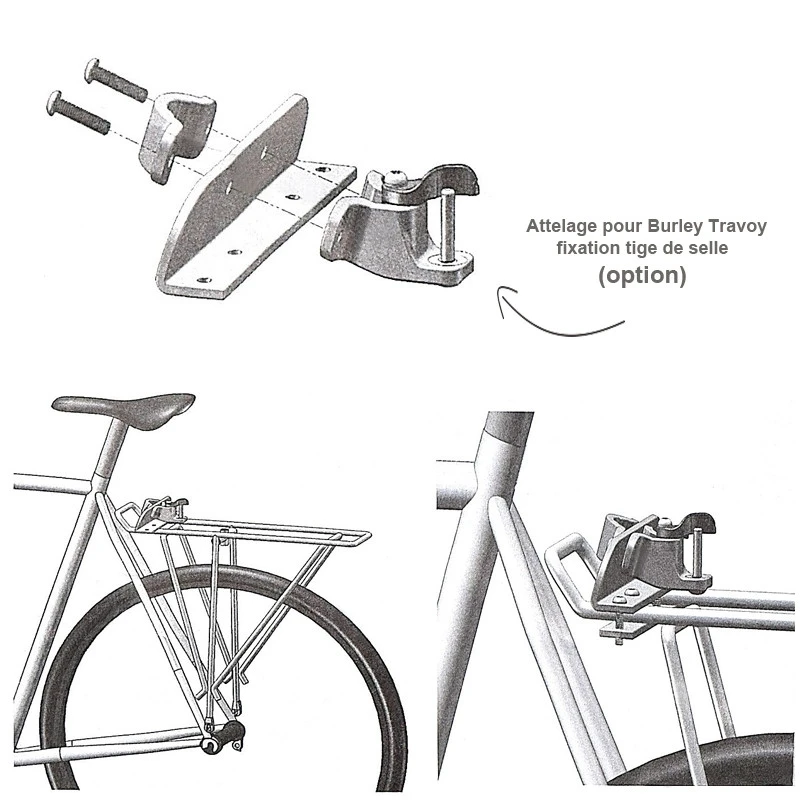 Burley Adaptateur Attelage Porte-bagages Pour Travoy 2 Burley Adaptateur Attelage Porte-bagages Pour Travoy – Image 2