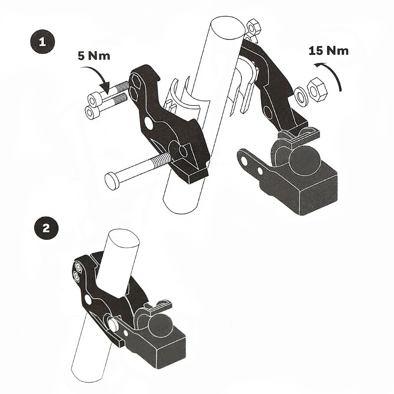 Adaptateur Tige De Selle Pour Fixation Remorque Vélo - Hebie 3 Adaptateur Tige De Selle Pour Fixation Remorque Vélo - Hebie – Image 3