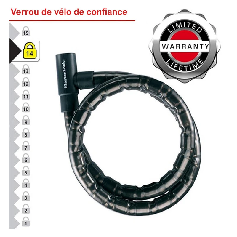 Antivol Robuste à Clés Pour Vélo 4 Antivol Robuste à Clés Pour Vélo – Image 4