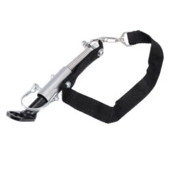 Attache Remorque Vélo Sur Axe De Roue Avec Ressort Et Sangle De Sécurité