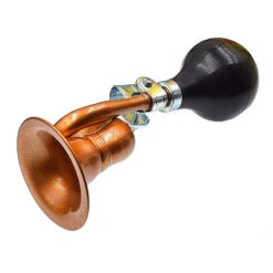 Avertisseur Sonore De Vélo Poire En Forme De Trompette - Cuivre -Fun Eco Bikes Boutique avertisseur sonore de velo poire en forme de trompette cuivre 3