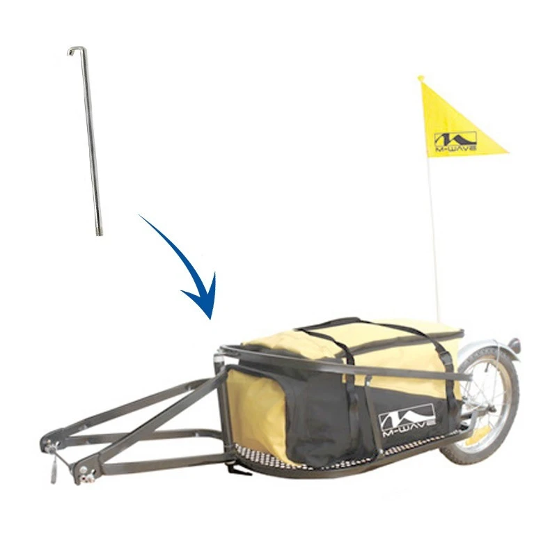 Axe Connecteur Timons Et Plateforme Remorque Mono Roue M-wave 1 Axe Connecteur Timons Et Plateforme Remorque Mono Roue M-wave