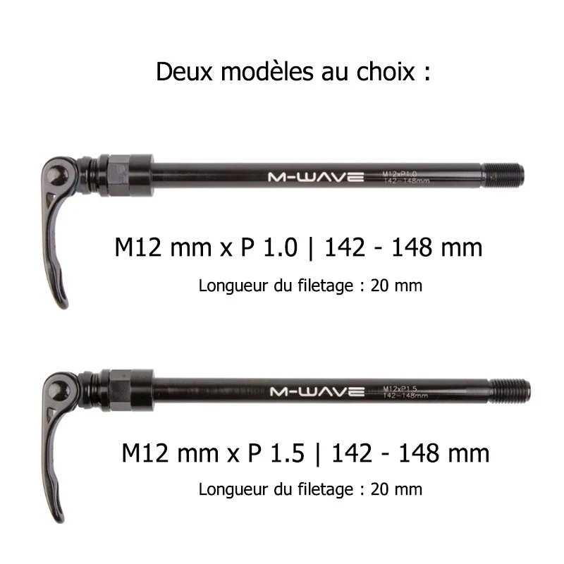 Axe Traversant Universel 12 Mm Avec Support De Remorque Vélo M-Wave 4 Axe Traversant Universel 12 Mm Avec Support De Remorque Vélo M-Wave – Image 4