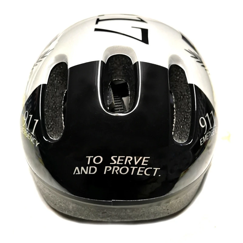 VENTURA Casque Police Américaine Pour La Sécurité De L'enfant à Vélo 5 VENTURA Casque Police Américaine Pour La Sécurité De L'enfant à Vélo – Image 5