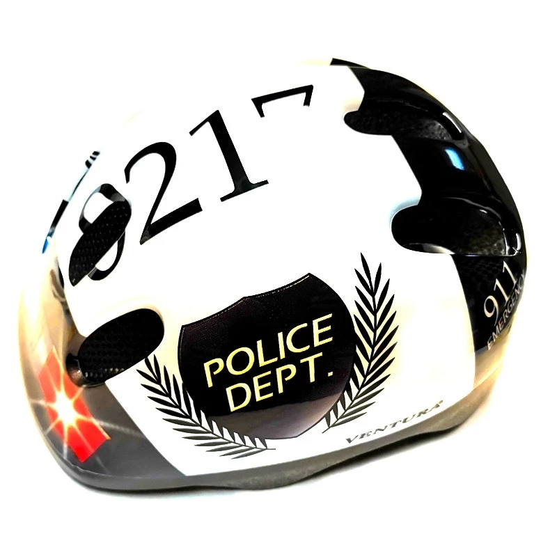 VENTURA Casque Police Américaine Pour La Sécurité De L'enfant à Vélo 1 VENTURA Casque Police Américaine Pour La Sécurité De L'enfant à Vélo