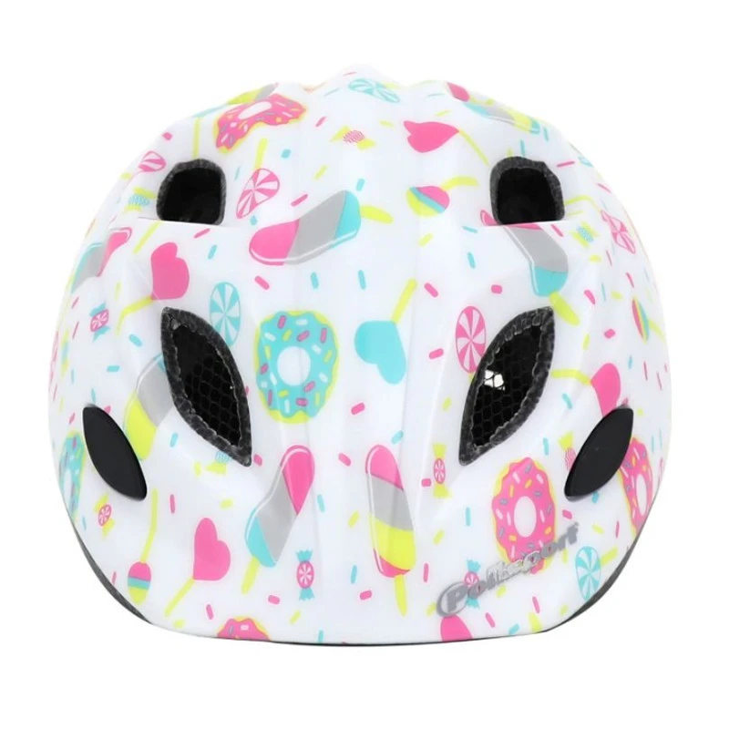 Casque Vélo Enfant Polisport Lollipops Blanc 48/52cm Réglable 1 Casque Vélo Enfant Polisport Lollipops Blanc 48/52cm Réglable