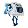 Casque Vélo Enfant Tigre Blanc Crazy Safety -Fun Eco Bikes Boutique casque velo enfant tigre blanc crazy safety