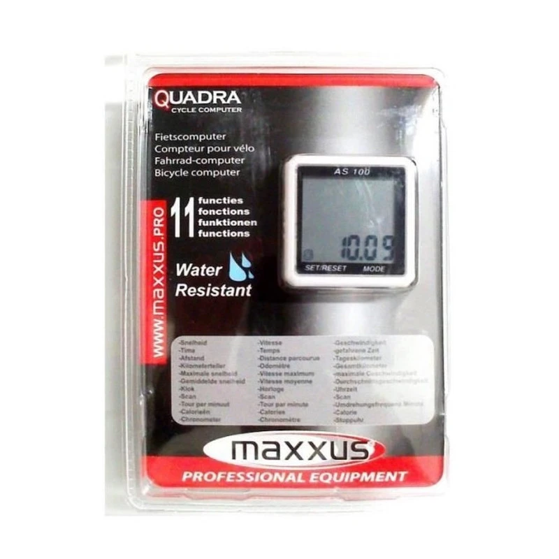 Compteur Fil Vélo Quadra 11 Fonctions Blanc 1 Compteur Fil Vélo Quadra 11 Fonctions Blanc