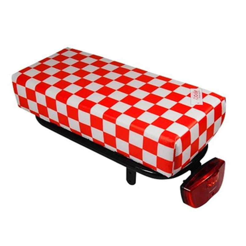 Coussin Vélo Rouge Et Blanc Sur Porte Bagages Big Cushie Hooodie 1 Coussin Vélo Rouge Et Blanc Sur Porte Bagages Big Cushie Hooodie