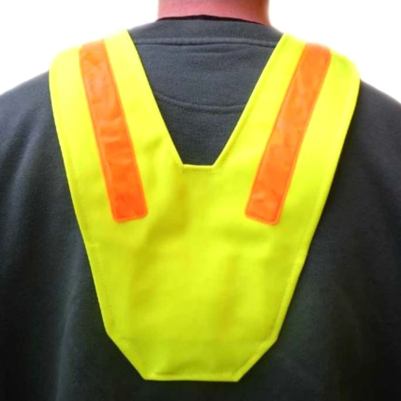 Dossard De Signalisation Triangulaire Avec 8 LED Clignotantes 1 Dossard De Signalisation Triangulaire Avec 8 LED Clignotantes