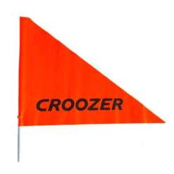 Drapeau De Sécurité Pour Les Remorques à Vélo Croozer -Fun Eco Bikes Boutique drapeau de securite pour les remorques a velo croozer 1