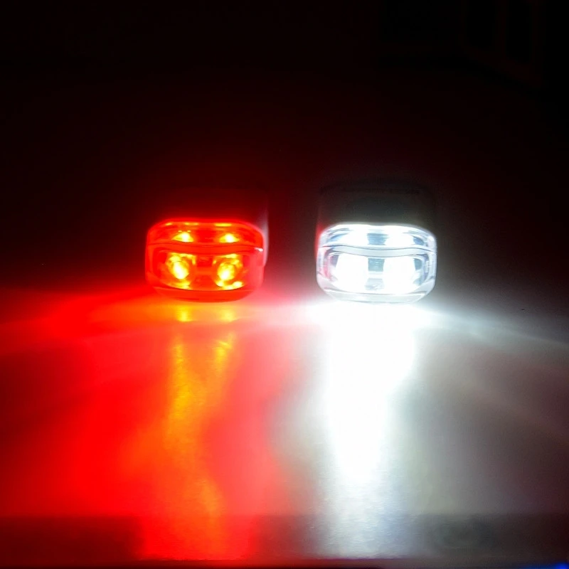 Eclairage Rouge Et Blanc Pour Signalisation à Vélo 2 Eclairage Rouge Et Blanc Pour Signalisation à Vélo – Image 2