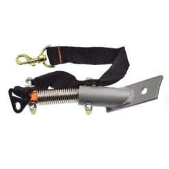 Fixation Remorque Vélo Sur Axe De Roue Avec Ressort Et Sangle De Sécurité