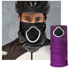Foulard Pour Cycliste Anti-polution Et Pollen Violet HAD -Fun Eco Bikes Boutique foulard pour cycliste anti polution et pollen violet had 2
