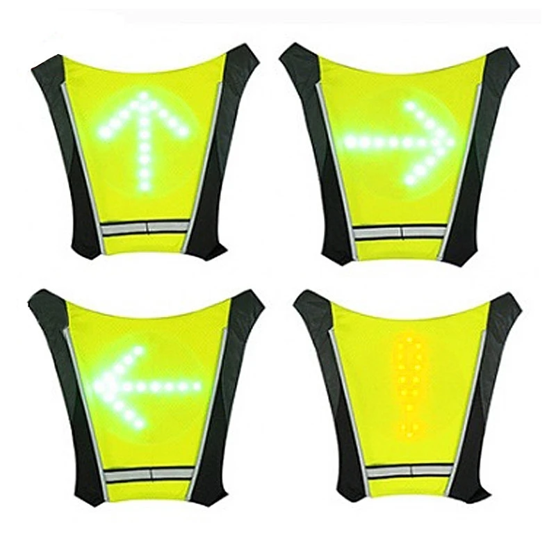Gilet 48 LEDS Avec Indicateur De Direction Et Télécommande Sans Fil 3 Gilet 48 LEDS Avec Indicateur De Direction Et Télécommande Sans Fil – Image 3
