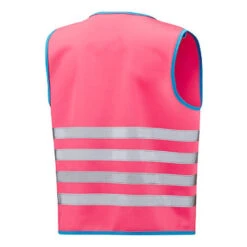 Gilet De Sécurité Enfant à Vélo Haute Visibilité Rose Wowow -Fun Eco Bikes Boutique gilet de securite enfant a velo haute visibilite rose wowow 4