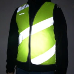Gilet De Signalisation à Vélo Avec Poche Latérale Roadie Jaune Fluo Wowow -Fun Eco Bikes Boutique gilet de signalisation a velo avec poche laterale roadie jaune fluo wowow 2