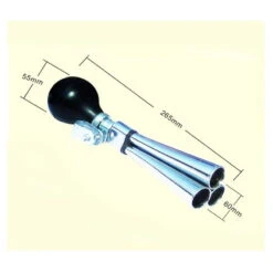 Messingschlager Klaxon Vélo Triple Corne -Fun Eco Bikes Boutique klaxon velo triple corne 2