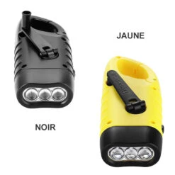 Lampe De Poche à Led Et Manivelle Solaire Rechargeable -Fun Eco Bikes Boutique lampe de poche a led et manivelle solaire rechargeable 1 4