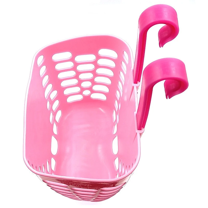 Panier Rose Pour Vélo De Petite Fille Avec Fixation Collier 4 Panier Rose Pour Vélo De Petite Fille Avec Fixation Collier – Image 4