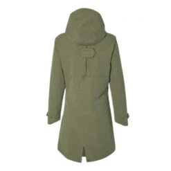 Parka De Pluie Mosse Femme - Olive BASIL