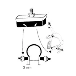 Patins De Freins Avec écrou Pour Vélo - Par 4 -Fun Eco Bikes Boutique patins de freins avec ecrou pour velo par 4 5