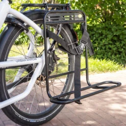 Porte-bagage Buggy-Mee Advanced Noir Mat Steco -Fun Eco Bikes Boutique porte bagage buggy mee advanced noir mat steco 1
