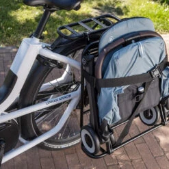 Porte-bagage Buggy-Mee Advanced Noir Mat Steco -Fun Eco Bikes Boutique porte bagage buggy mee advanced noir mat steco 2