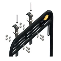 Porte-bagage Buggy-Mee Advanced Noir Mat Steco -Fun Eco Bikes Boutique porte bagage buggy mee advanced noir mat steco 4