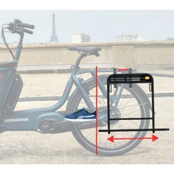 Porte-bagage Buggy-Mee Advanced Noir Mat Steco -Fun Eco Bikes Boutique porte bagage buggy mee advanced noir mat steco 5