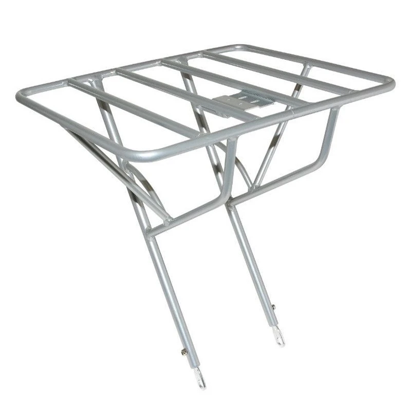 Porte-bagages Avant Argent Pour Vélo Frontière 1 Porte-bagages Avant Argent Pour Vélo Frontière