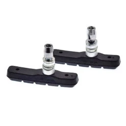 Alhonga Porte Patin VTT à Vis V-Brake Noir Asymétrique 72mm ( Paire)