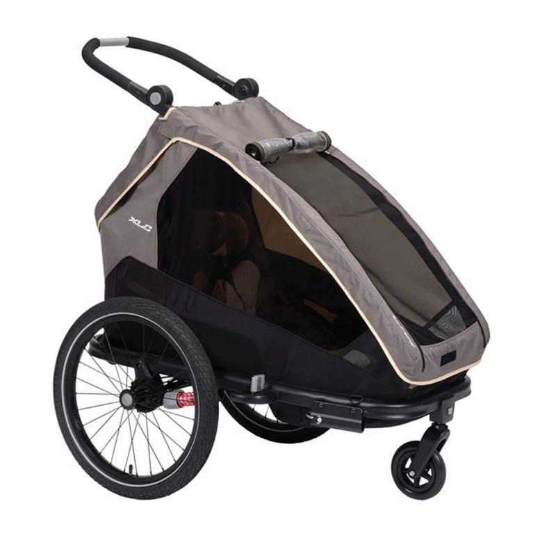 XLC Remorque Enfant Mono S 20 Gris/beige/anthracite 2 XLC Remorque Enfant Mono S 20 Gris/beige/anthracite – Image 2