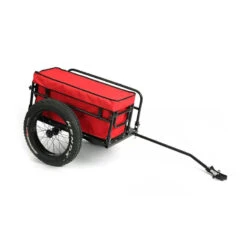 Remorque Utilitaire Cargo Surfer Noir Roue 20x4 Charge 60 Kg