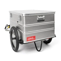 Remorque Vélo Avec Cadre Alu Et Caisse De 156 Litres Roland Garoxx