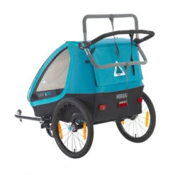 Remorque Vélo Confortable 2 Enfants Tommy - Mirage -Fun Eco Bikes Boutique remorque velo confortable 2 enfants tommy mirage 1 2
