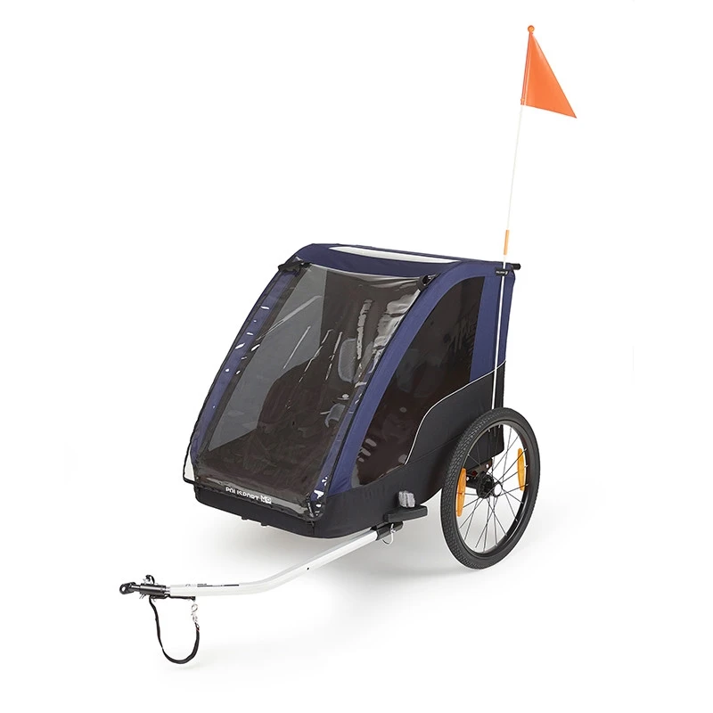 POLISPORT Remorque Vélo Enfant 2 Places Pliable Avec Suspension Et Amortisseurs 1 POLISPORT Remorque Vélo Enfant 2 Places Pliable Avec Suspension Et Amortisseurs