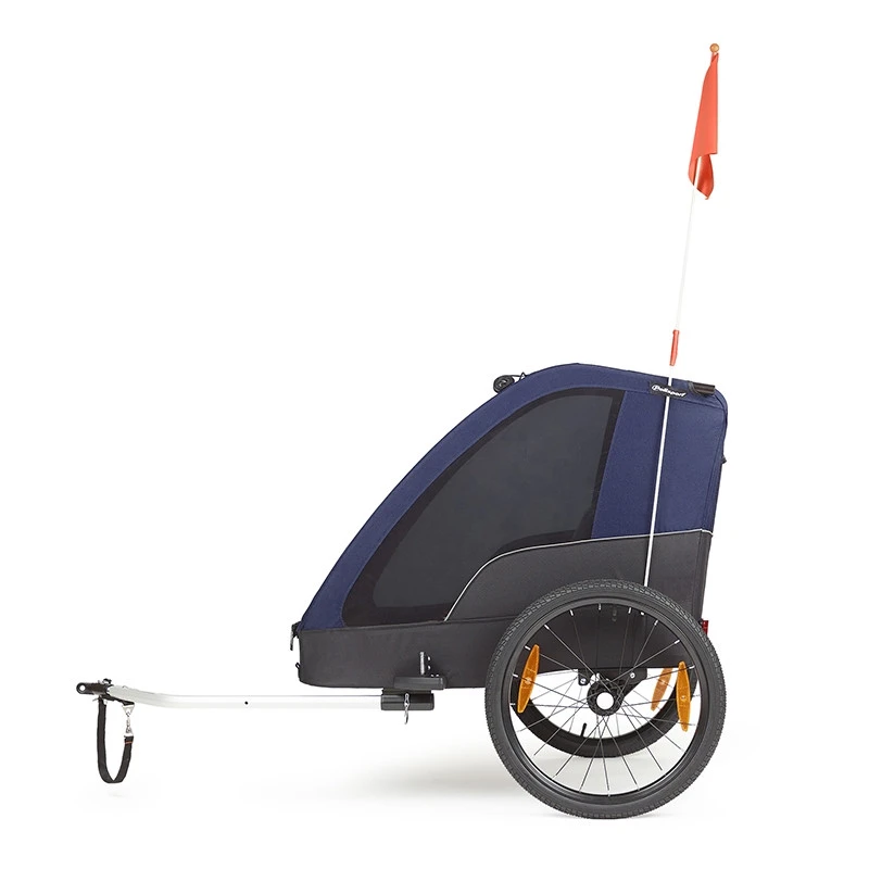 POLISPORT Remorque Vélo Enfant 2 Places Pliable Avec Suspension Et Amortisseurs 3 POLISPORT Remorque Vélo Enfant 2 Places Pliable Avec Suspension Et Amortisseurs – Image 3