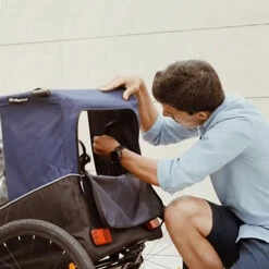 POLISPORT Remorque Vélo Enfant 2 Places Pliable Avec Suspension Et Amortisseurs 17 POLISPORT Remorque Vélo Enfant 2 Places Pliable Avec Suspension Et Amortisseurs -Fun Eco Bikes Boutique remorque velo enfant 2 places pliable avec suspension et amortisseurs 1 6