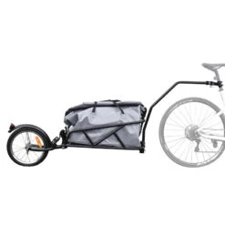 Remorque Vélo Mono-roue Avec Amortisseur Et Sac étanche