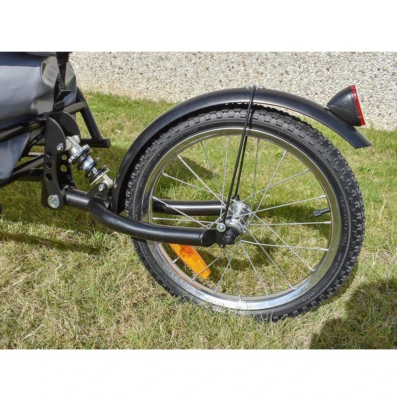 Remorque Vélo Mono-roue Avec Amortisseur Et Sac étanche 6 Remorque Vélo Mono-roue Avec Amortisseur Et Sac étanche – Image 6