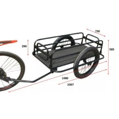 Remorque Vélo Utilitaire Cargo Large Roue 20x3.00 - Charge 80 Kg 15 Remorque Vélo Utilitaire Cargo Large Roue 20x3.00 - Charge 80 Kg -Fun Eco Bikes Boutique remorque velo utilitaire cargo large roue 20x300 charge 100 kg 4