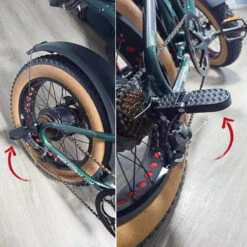 Repose-pieds Enfant Et Passager Pour Vélo électrique -Fun Eco Bikes Boutique repose pieds passager pour velo electrique 1