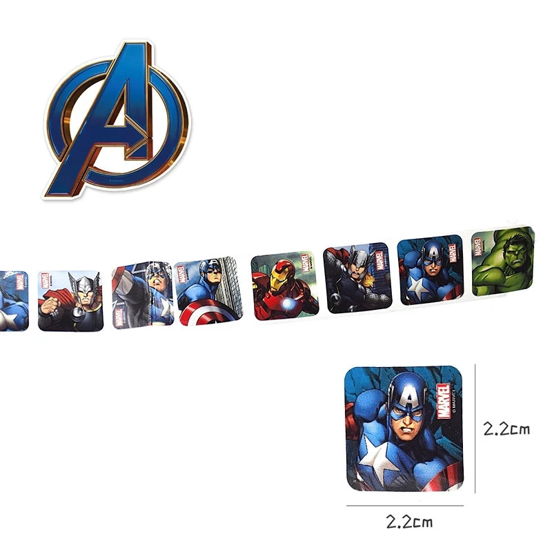 Rouleau De 200 Stickers AVENGERS Pour La Décoration Des Enfants à Vélo 3 Rouleau De 200 Stickers AVENGERS Pour La Décoration Des Enfants à Vélo – Image 3