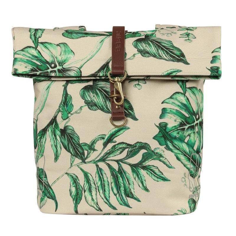 Sacoche Vélo Double Pour Porte Bagages BASIL EVERGREEN 28/38L 8 Sacoche Vélo Double Pour Porte Bagages BASIL EVERGREEN 28/38L – Image 8