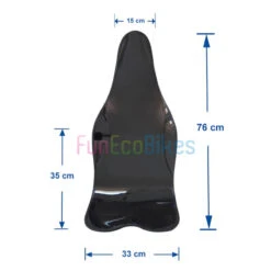 Siège Avec Housse Micro Perforée Pour Vélo Couché -Fun Eco Bikes Boutique siege avec housse micro perforee pour velo couche 1 4