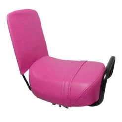 Siège Pour Porte Bagage De Vélo Avec Dossier - Rose
