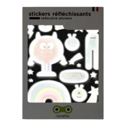 Stickers Réfléchissants Pour Enfant Cycliste - Cool Rainette -Fun Eco Bikes Boutique stickers reflechissants pour enfant cycliste cool rainette 1 2