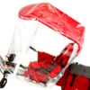 Toit Couvrant Contre Pluie Vent Et Soleil Pour Remorque Weehoo -Fun Eco Bikes Boutique toit couvrant contre pluie vent et soleil pour remorque weehoo