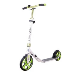 Trottinette HUDORA City CLVR 10" 250mm - Blanc/vert